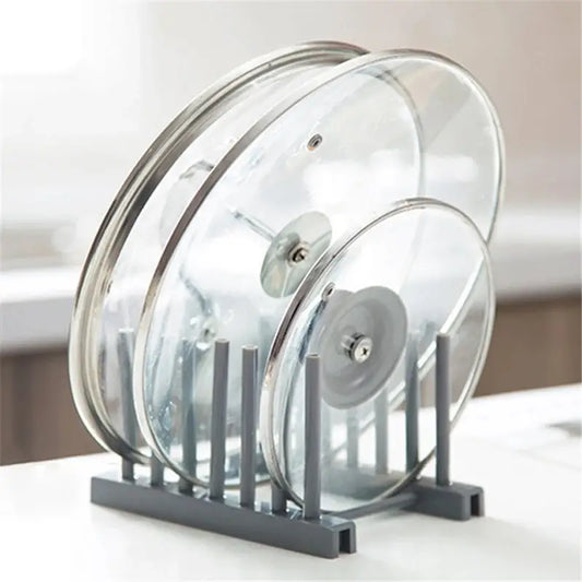 Stainless Steel Pot Lid Holder and Kitchen Organizer