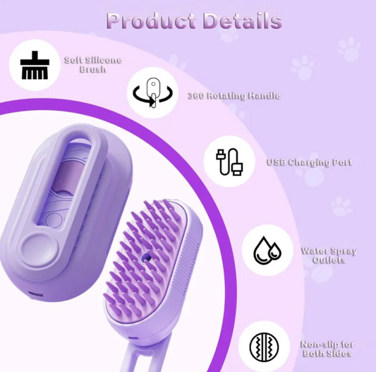 3-in-1 Cat Steam Brush