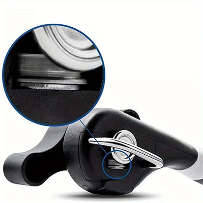 Stainless Steel Can Opener with Single Handle Design