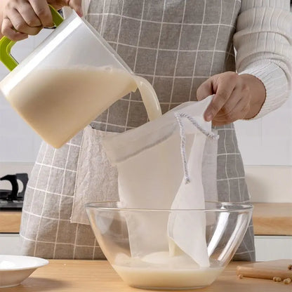 Super Fine Soy Milk Filter Bag for Juices and More