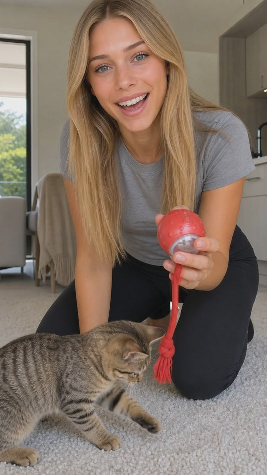 Interactive Small Pet Ball with Chirping Sounds